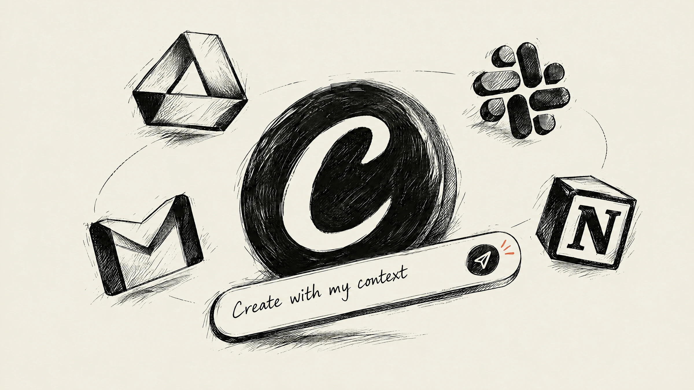 AI Connectors in Canva AI workflow preview